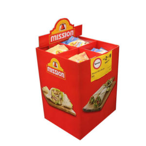 Cardboard Dump Bins Retail Display - SDB1526