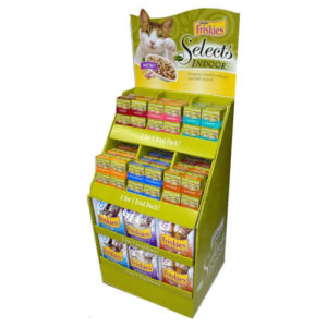 Yellow pet display rack