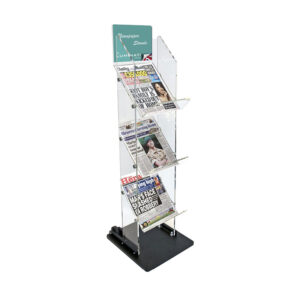 Acrylic Magazine Floor Displays - OAD3529