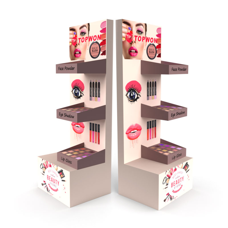 cardboard cosmetics display