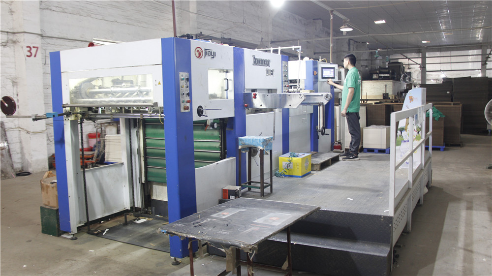 machine of cardboard cosmetic display factory