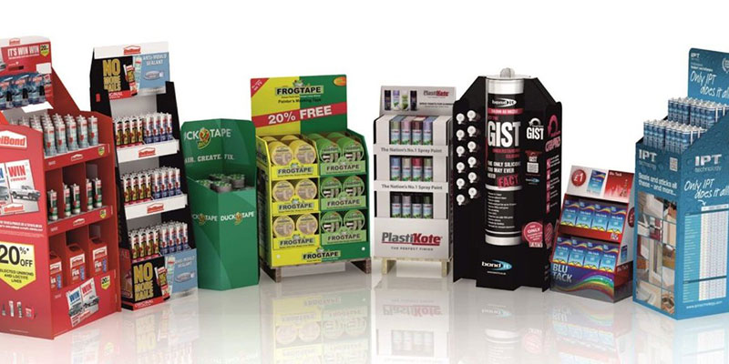 corrugated displays