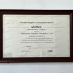 corrugated display factory SGS certification.