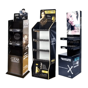 paper cosmetic display shelf