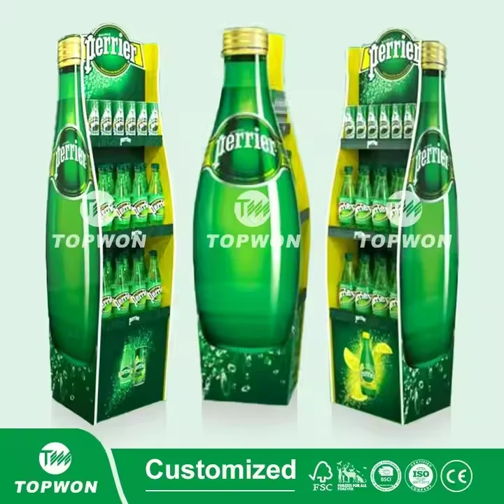 PVC Floor Display Stand For Beverage – PVC26216