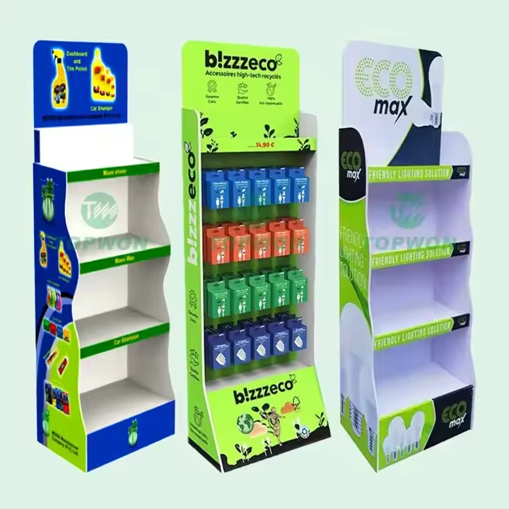 pvc drink display rack
