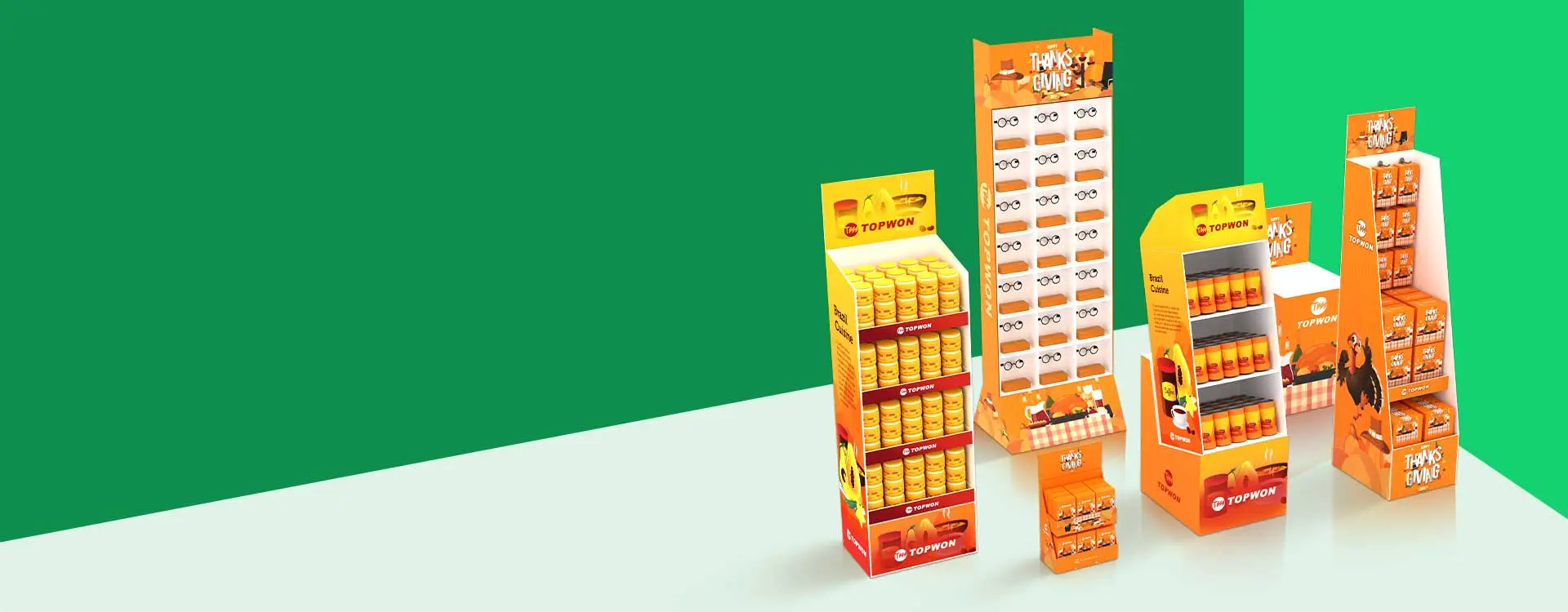 custom cardboard display rack