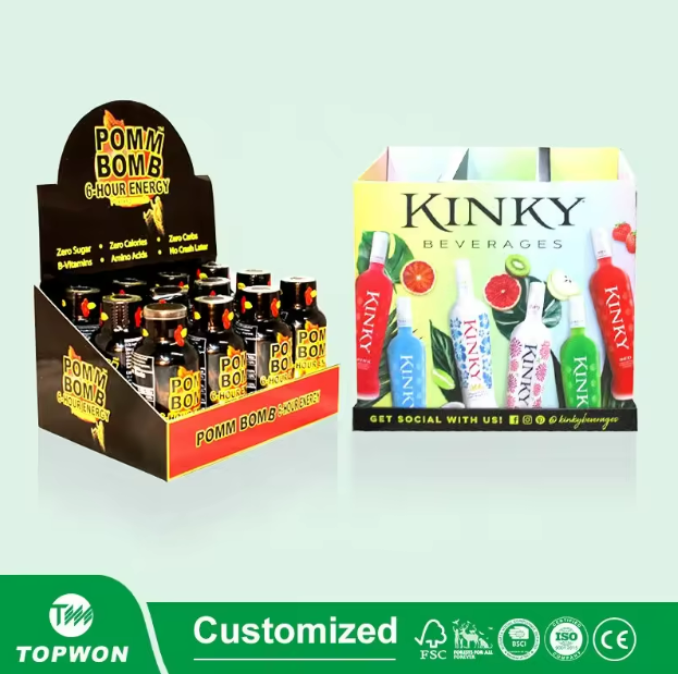 cardboard 16 oz can displays