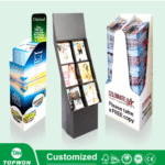 3 Tiered Book Cardboard Book Display Stand