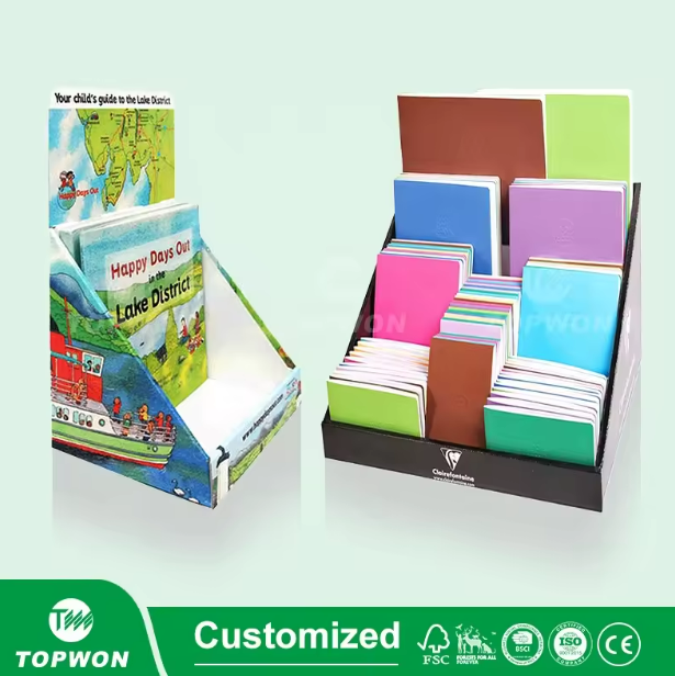 custom cardboard book displays