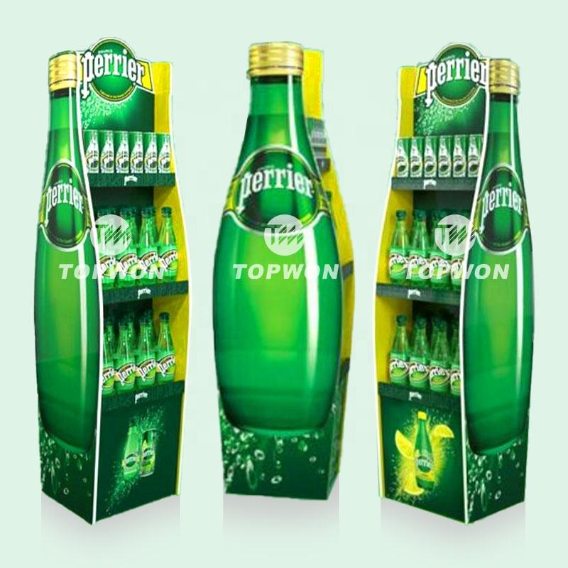 Cardboard Bottle Display Stand