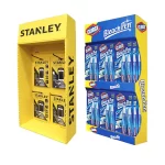 wall display rack with hooks