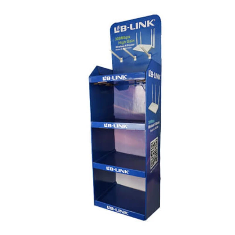 Jewelry display stand with hooks