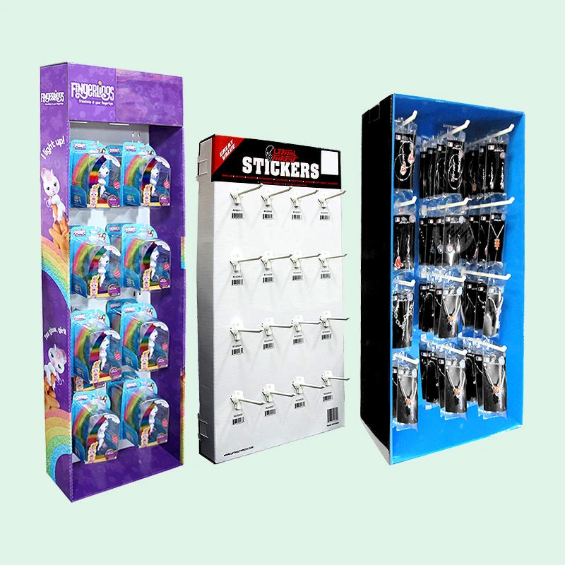 Jewelry display stand with hooks