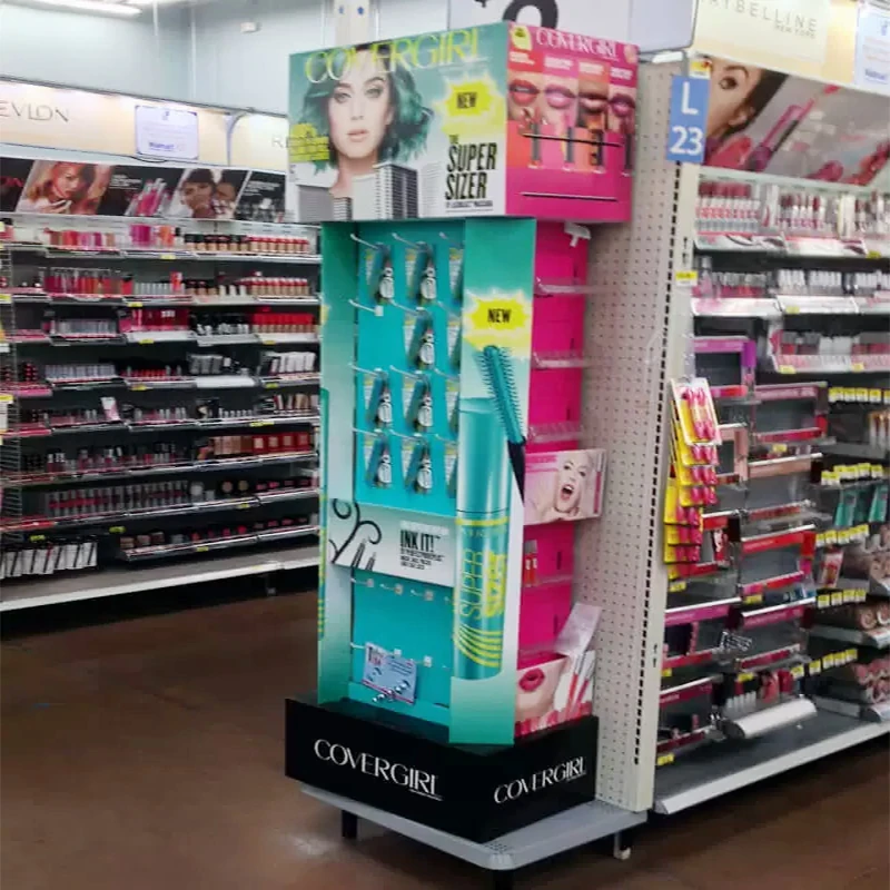 Store end cap display cardboard